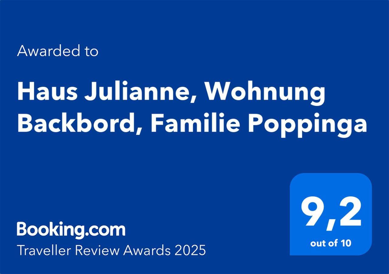 Haus Julianne, Wohnung Backbord, Familie Poppinga Norderney Bagian luar foto